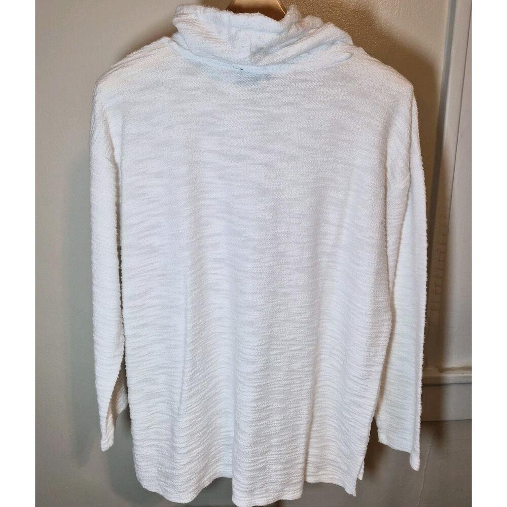 Jones New York Signature Womens Sweater Color Off White Sz L Pullover Cowl Neck‎ - Picture 2 of 9